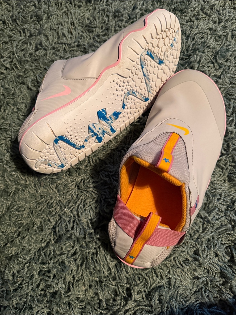 Nike Air Zoom Pulse Nursing Shoes Vast Grey Pink Sz 12 CT1629-002 - Unisex